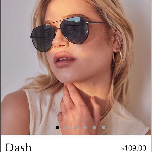 DIFF Eyewear Dash Unisex Black Solid Grey Polarized Sunglasses NEW - Picture 5 of 5